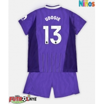 Camiseta Tottenham Hotspur Destiny Udogie #13 Tercera Equipación para niños 2026-27 manga corta (+ pantalones cortos)
